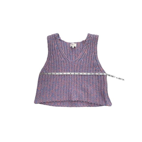 BOHME Multicolor Chunky Knit Sweater Vest Grandma Tank S - Picture 6 of 7